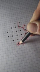 La satisfactoria forma de resolver un patrón de puntos que deja a todo el mundo 'embobado'