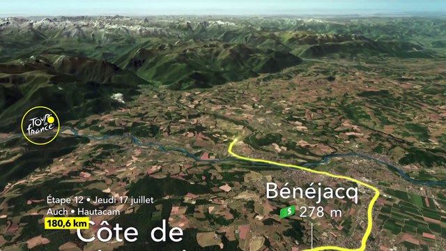 Tour de France 2025, Étape 12 : Auch - Hautacam, parcours et profil - Cyclisme - Tour de France