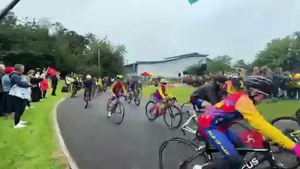 Sir Mark Cavendish Raceway opening - Parade lap