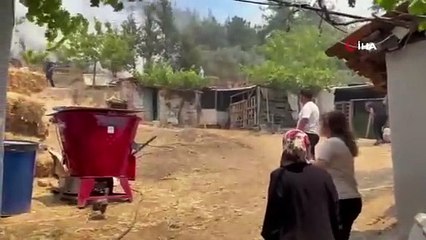 Bursa’da orman yangını köydeki evlere sıçradı... Mahalleli gözyaşları içinde tahliye edildi