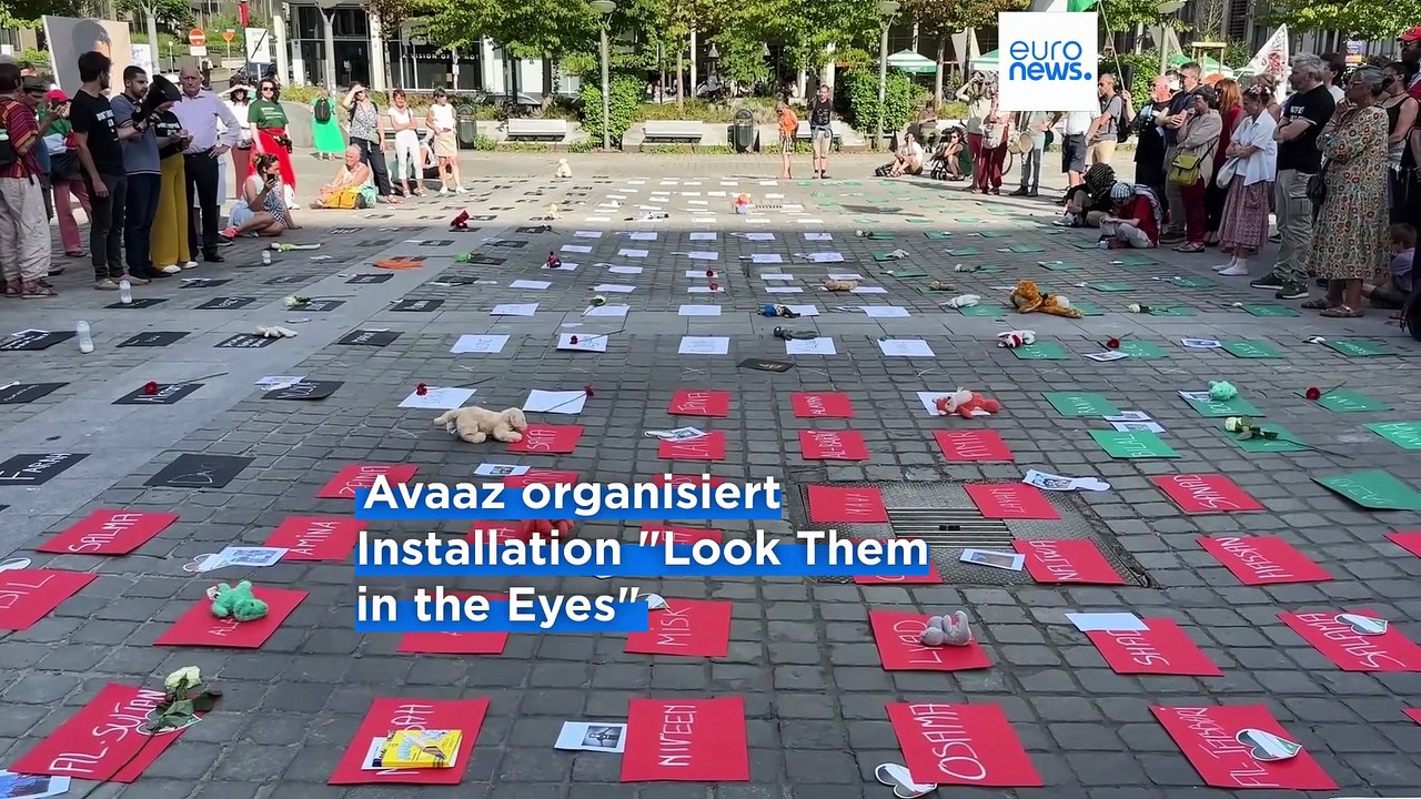 Protestaktion gegen Untätigkeit der EU gegenüber Israel: Ärzte berichten aus Gaza