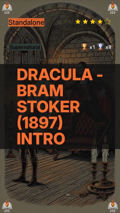 Dracula - Bram Stoker (1897) Intro