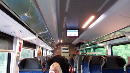 summer 2025, czech republic, one day trip in karlovy vary, on the train