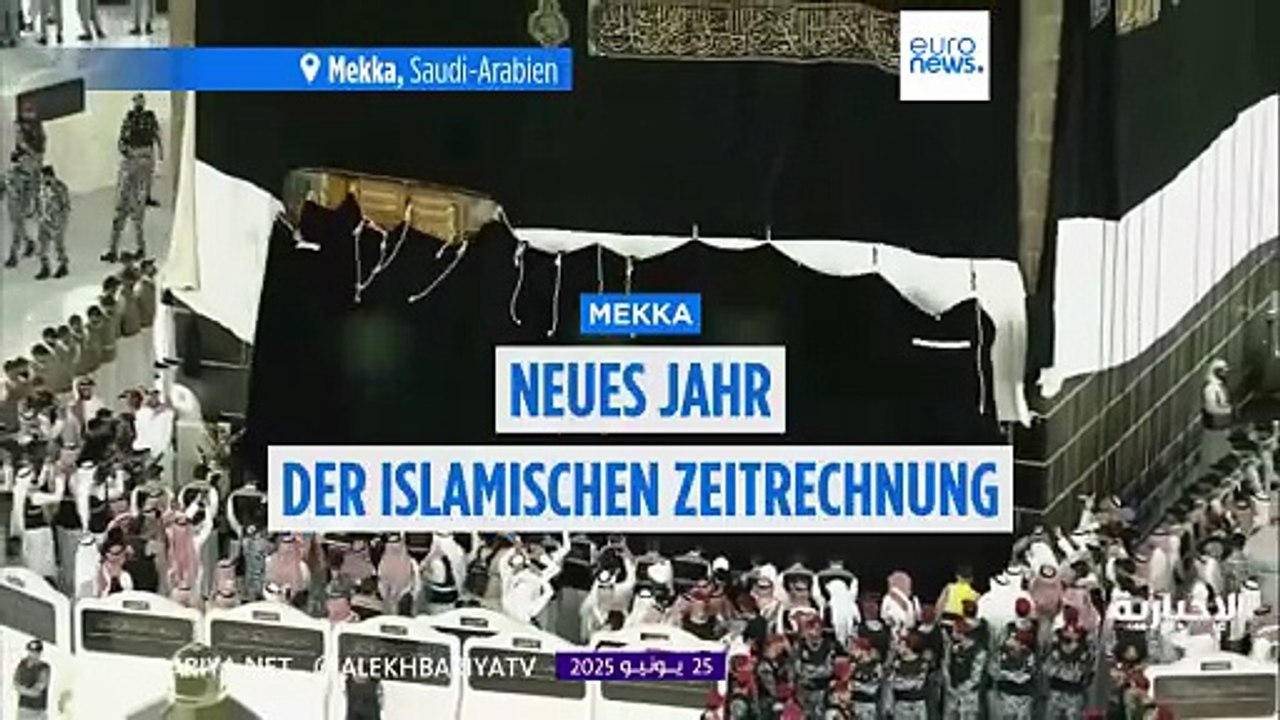 Mit Fäden aus Gold und schwarzer Seide: Die Kaaba im neuen Gewand