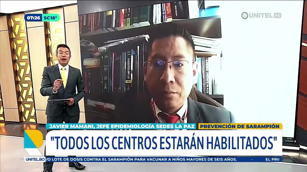 Centros de salud y brigadas de vacunación se movilizan este fin de semana en La Paz para frenar el avance del sarampión