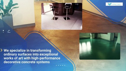 Transform Your Space with Creative Custom Concrete Concepts