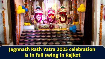 Jagnnath Rath Yatra 2025 celebration is in full swing in Rajkot