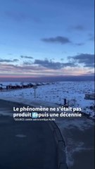 Le désert le plus aride du monde recouvert de neige