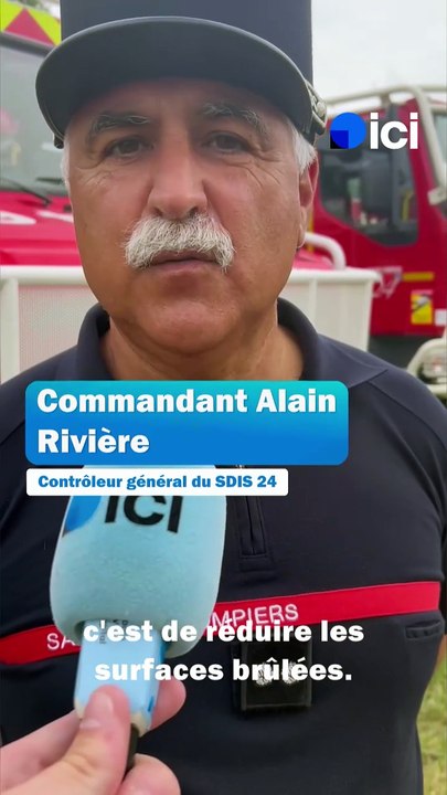Présentation dispositif feu de forêt pompiers Dordogne