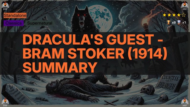 Dracula's Guest - Bram Stoker (1914) Summary