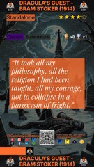 Dracula's Guest - Bram Stoker (1914) Quotes