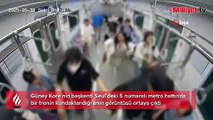 Göz göre göre metroyu kundakladı: 20 saniyede her yer küle döndü!