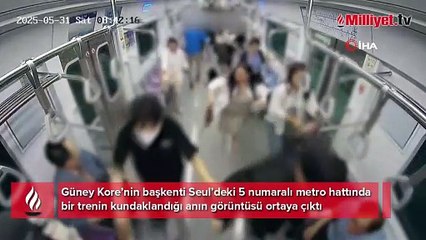 Göz göre göre metroyu kundakladı: 20 saniyede her yer küle döndü!