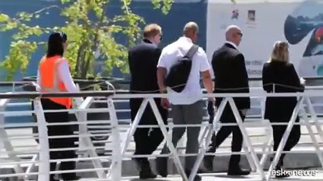 Il miliardario Pinault arriva a Venezia per nozze Bezos