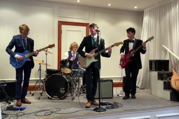 The student band playing a song by Arctic Monkeys (Will Goddard, Crediton Courier)
