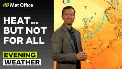 Met Office Friday Evening Weather Forecast 27/06/2025