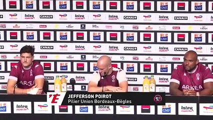 Poirot : « On a retenu les leçons de la saison passée » - Rugby - Top 14 - UBB