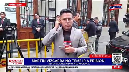 Martín Vizcarra asegura no tener miedo de ir a prisión: "Estoy tranquilo, llegando ahora sí puntual"