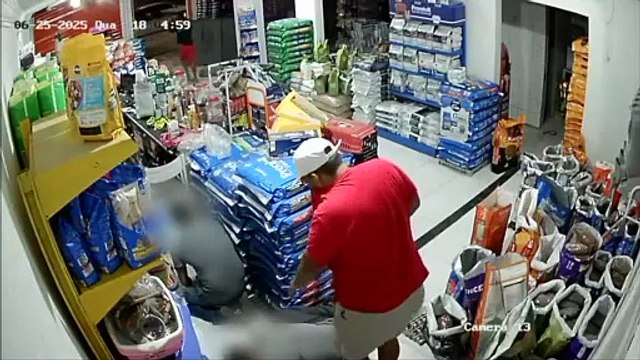 Dupla realiza assalto em loja de ração em plena luz do dia na Avenida Ayrton Senna: A crescente onda de impunidade gera revolta nos moradores