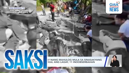 7 volunteer, patay nang mahulog mula sa sinasakyang mini truck; 6 kritikal ang lagay, 11 inoobserbahan sa ospital | Saksi