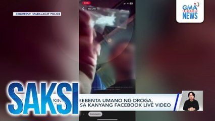 Lalaking nagbebenta umano ng droga, bistado dahil sa kanyang Facebook live video | Saksi