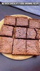 No Oven Chocolate Fudge Brownie Recipe #tastemadeworld #brownie #fudgebrownie #crackybrownie