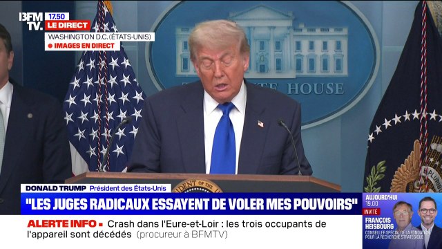 “Nous allons mettre en place de nombreuses politiques publiques”, se réjouit Donald Trump après l’annonce de la limitation des pouvoirs des juges par la Cour suprême