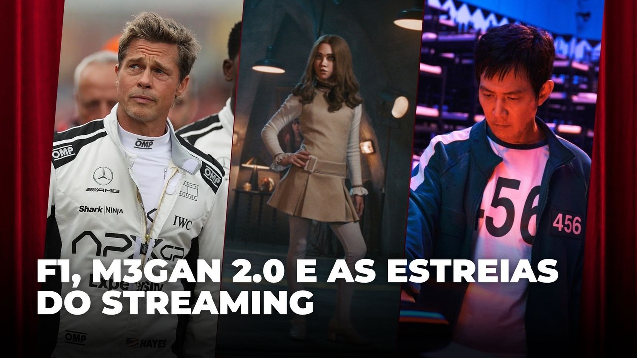 F1, M3GAN 2.0 e as estreias do streaming | Agenda Cultural