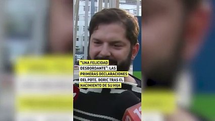 Nació la hija de Gabriel Boric