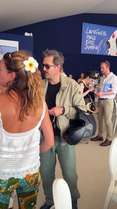 Guillaume Canet Les célébrités au Jumping Longines à Paris, France, le 20 juin 2025