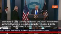 Corte suprema dà ok su ius soli, Trump: Ha fermato i giudici della sinistra radicale