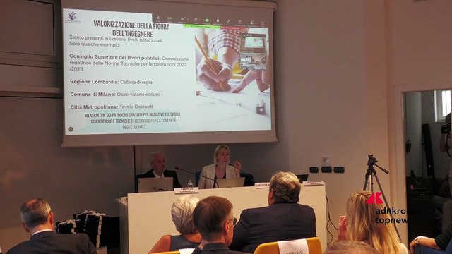 Ordine Ingegneri Milano, tesoriere Iannicelli: Nostra responsabilità aiutare iscritti favorendo competenze