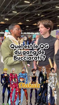 Quel est le QG du gang de Bucciarati ? #jojo #anime #manga #otaku #weeb #animequiz #parismanga