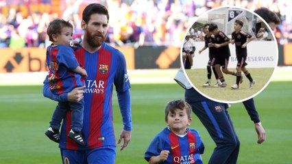 Thiago Messi muestra su calidad en las inferiores del Inter Miami