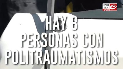 Violento choque entre un colectivo y un camión: hay más 60 personas heridas