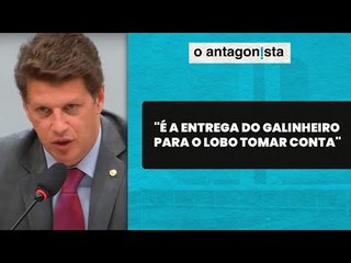 Salles lê seu relatório na CPI do MST