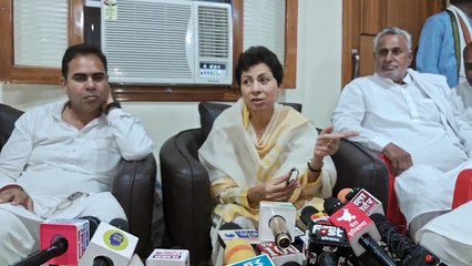 कालांवाली में सैलजा ने सरकार पर बोला तीखा हमला, "भाजपा झूठ और विभाजन की राजनीति करती है"