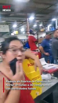 Autoridades federales y estatales irrumpieron en una fábrica en Carolina del Norte, donde arrestaron a por lo menos 30 inmigrantes acusados de trabajar con identidades robadas.