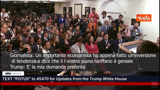 Trump ai critici sui dazi: Dovrebbero tornare a studiare economia