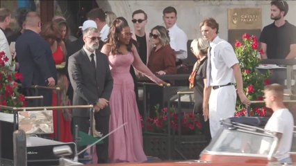 Venecia se convierte en oro: Oprah, DiCaprio, las Kardashian, Brady y otros acuden en barco a la boda de Jeff Bezos