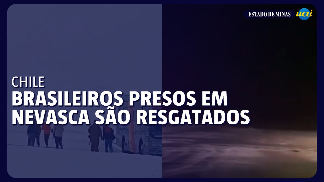 Brasileiros presos em nevasca são resgatados no Chile