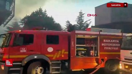 Sakarya'da kafede çıkan yangın korkuttu