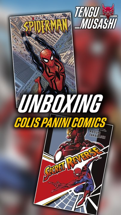 PANINI COMICS ma envoyé un comics et un manga SPIDER-MAN !