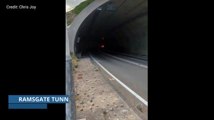 🔥 Car Fire Erupts Inside Ramsgate's Western Undercliff Tunnel