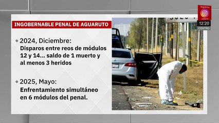No es un caso aislado: antecedentes del penal de Aguaruto revelan historial de violencia