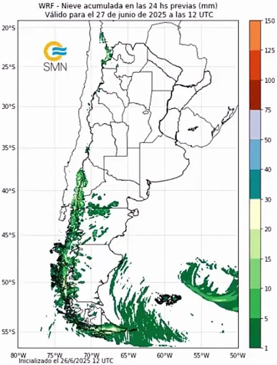 Segunda ola polar: ahora sí, en qué zonas de Buenos Aires podría nevar este fin de semana