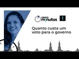 Cinco Minutos: Quanto custa um voto para o governo