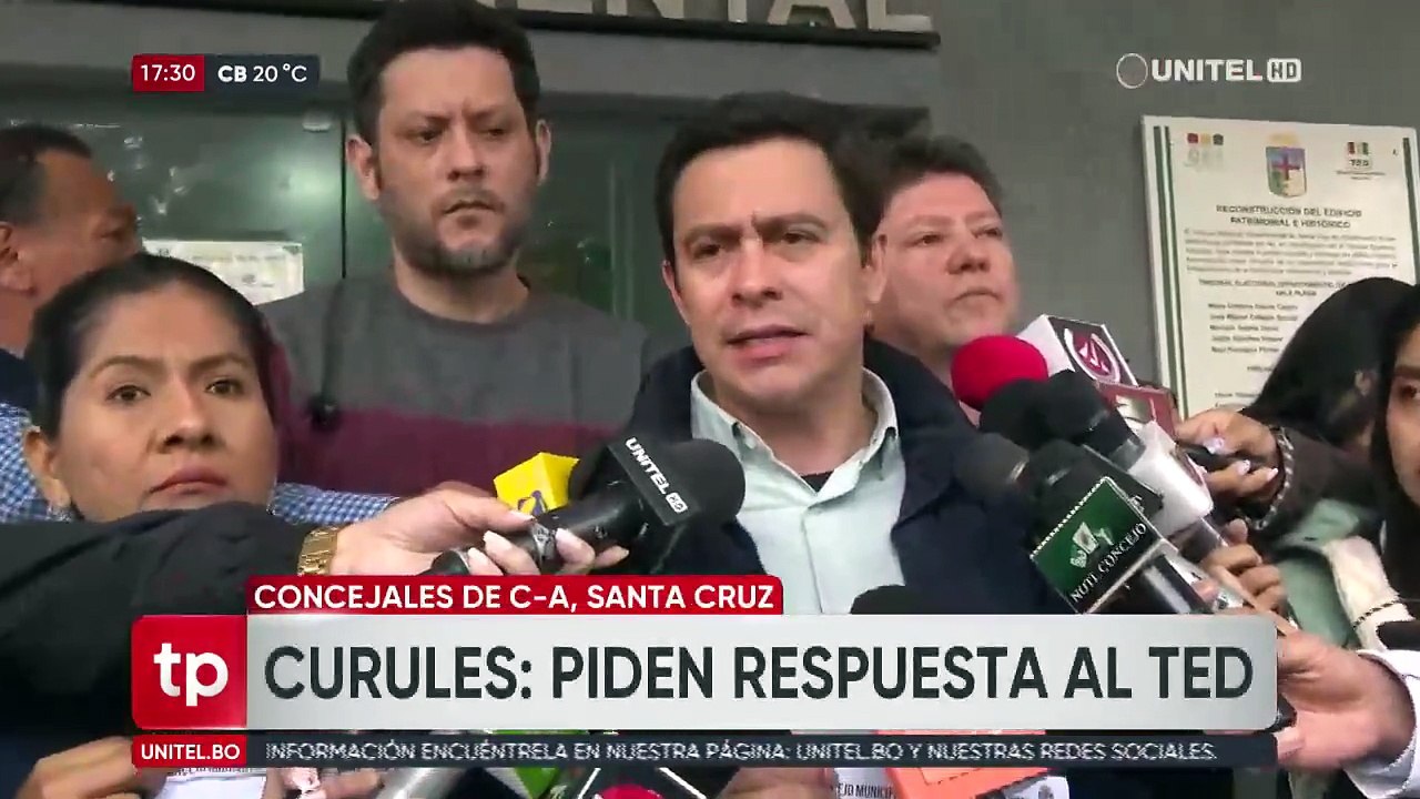 Concejales cruceños piden explicaciones al TSE por presuntas irregularidades en entrega de credenciales