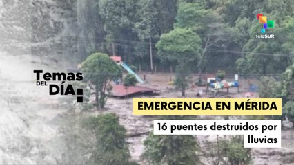 El desborde del Río Chama y ondas tropicales golpean la región andina.