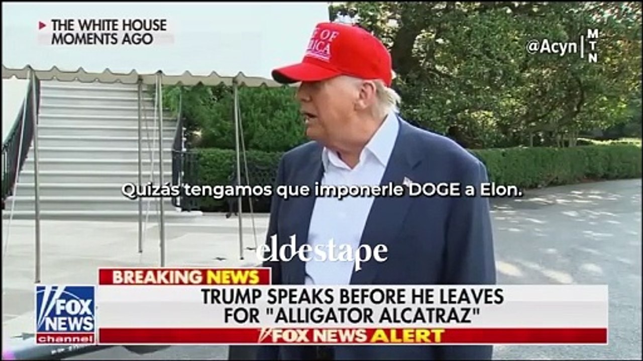Trump no negó la deportación de Elon Musk